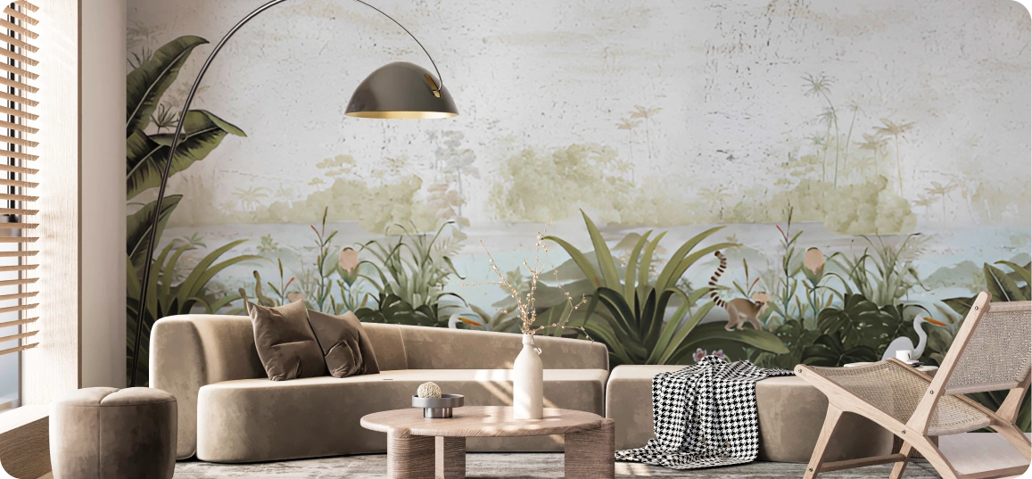 plaster and stucco wallpaper